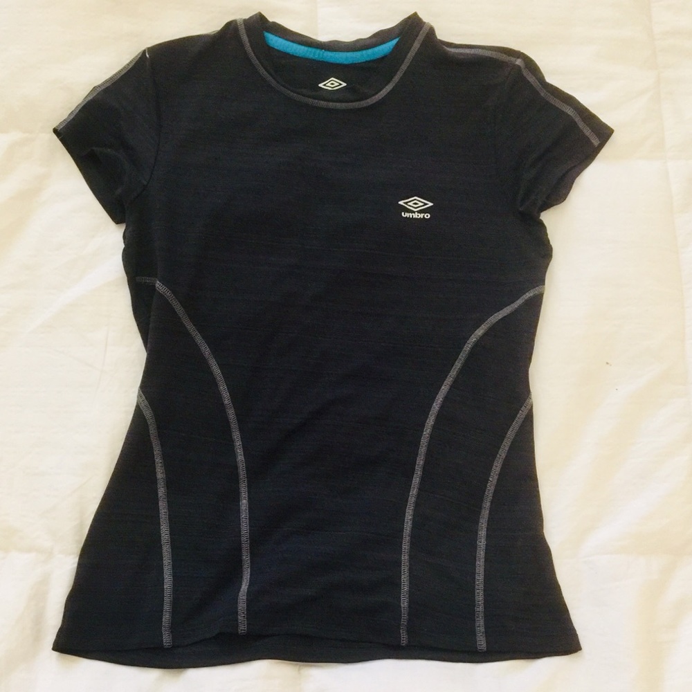 Umbro ActiveWear Black Tee size S